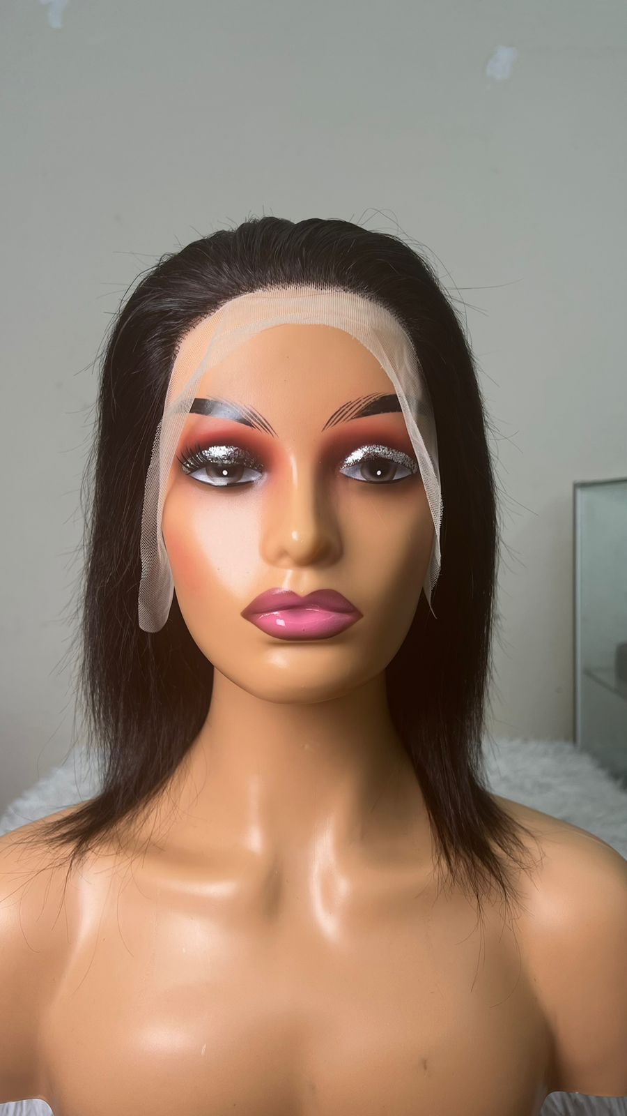 8-Inch Glueless Frontal Combo Special - 1 Straight & 1 Curly