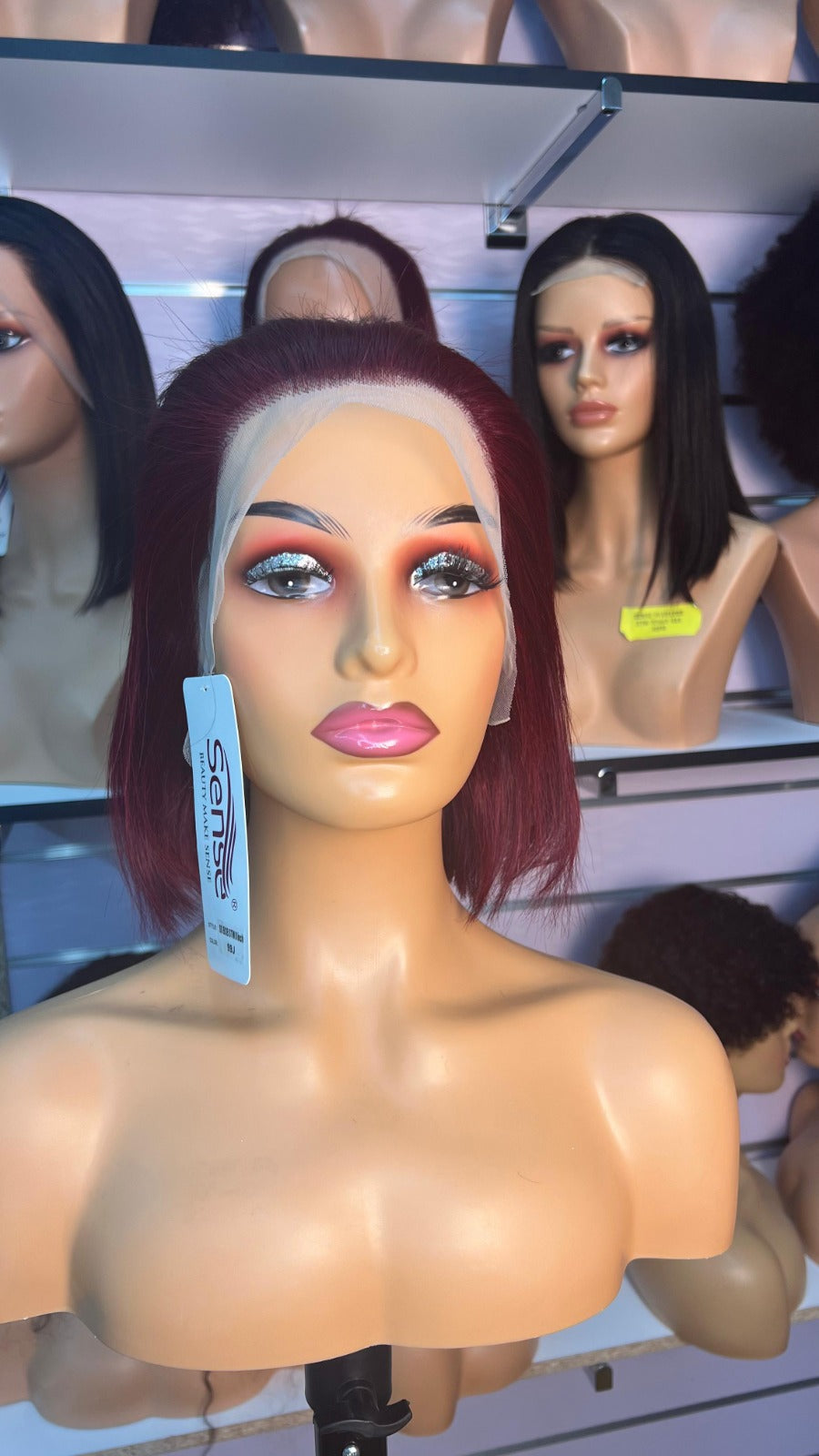 8-Inch Bob Glueless Frontal Wig - Color #99J