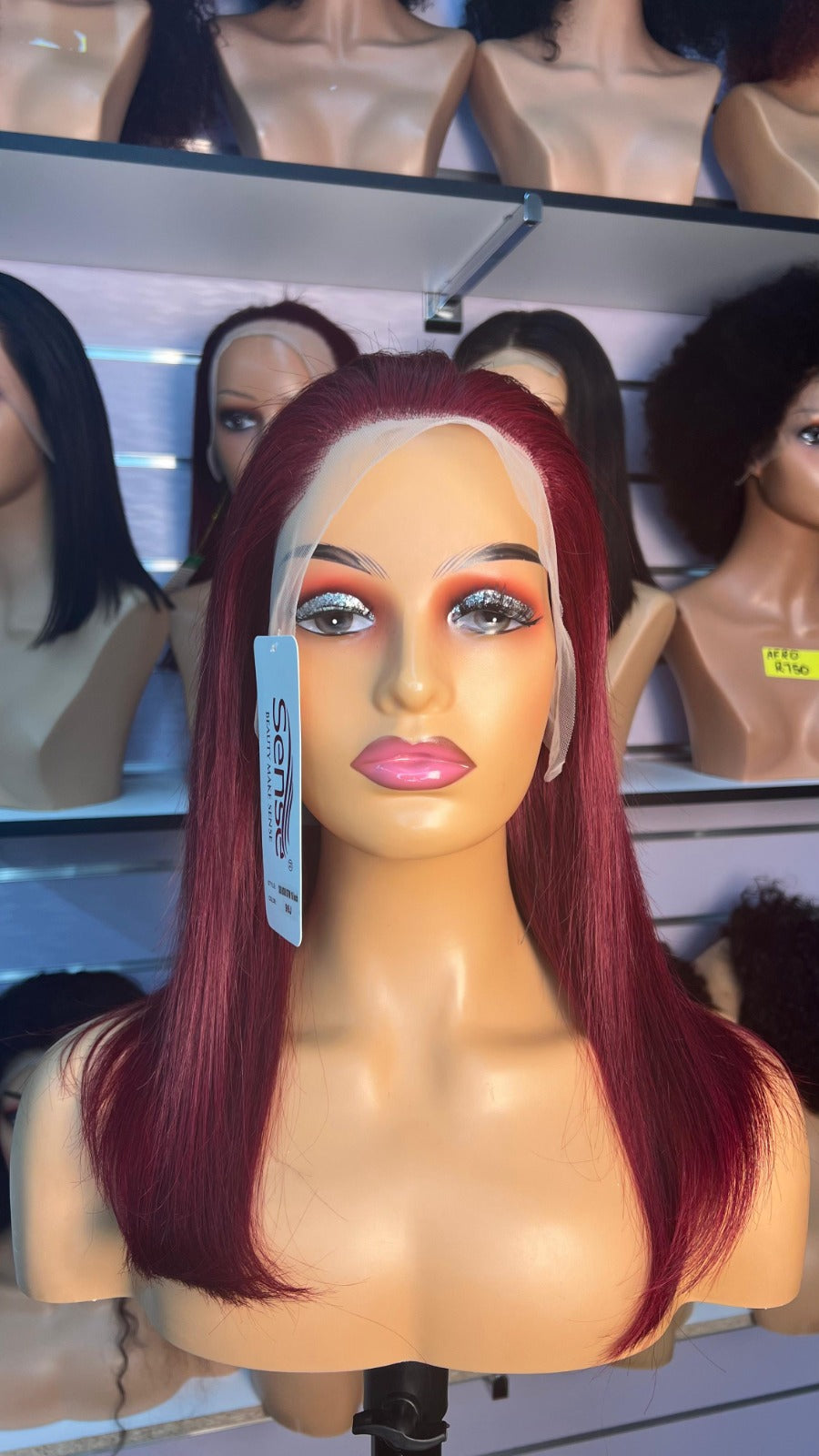 16-Inch Bob Glueless Frontal Wig - Color #99J