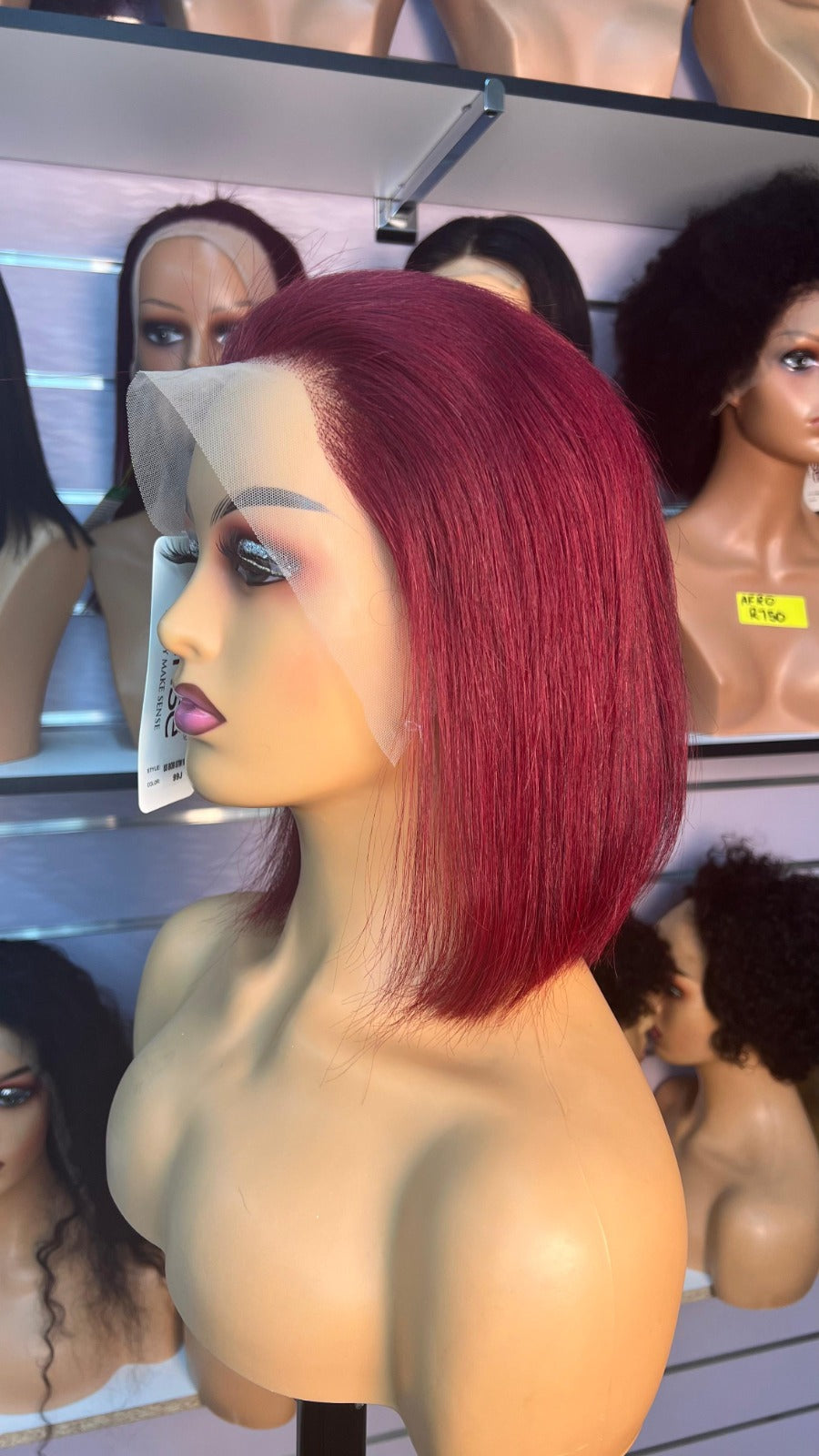 10-Inch Bob Glueless Frontal Wig - Color #99J
