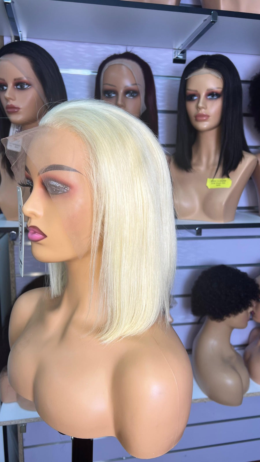 10-Inch Bob Glueless Frontal Wig - Color #613