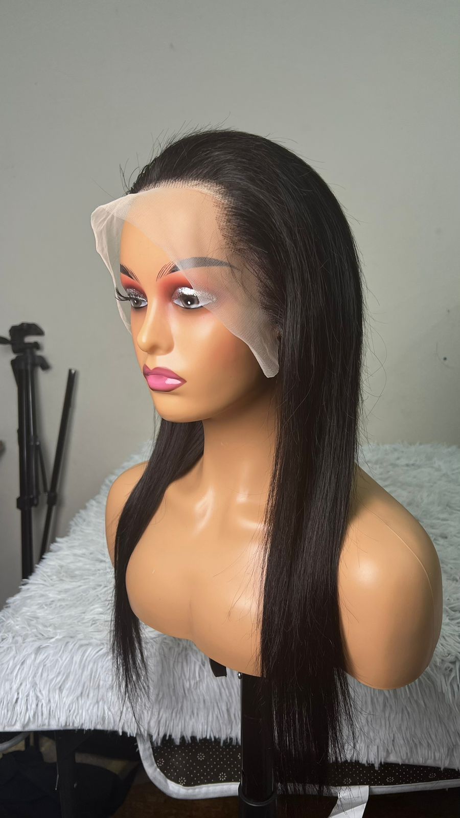 18-Inch Glueless Frontal Combo Special - 1 Straight & 1 Curly