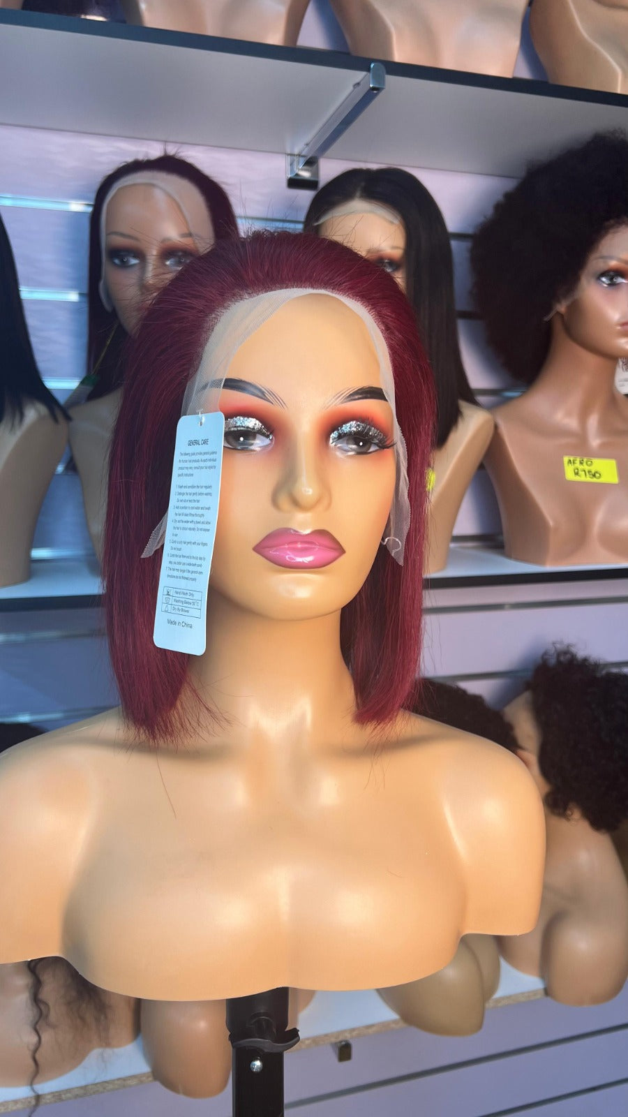 10-Inch Bob Glueless Frontal Wig - Color #99J
