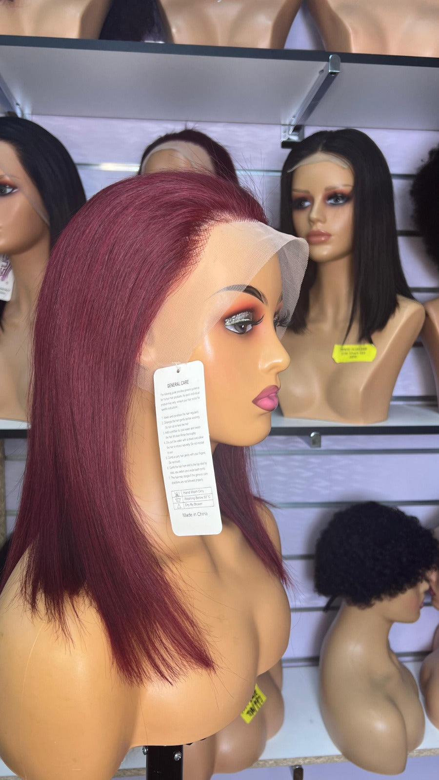 14-Inch Bob Glueless Frontal Wig - Color #99J