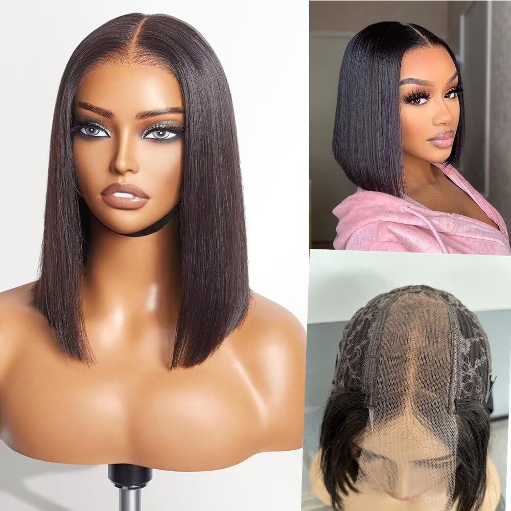 Double Drawn 2x6 Glueless Bob Wig