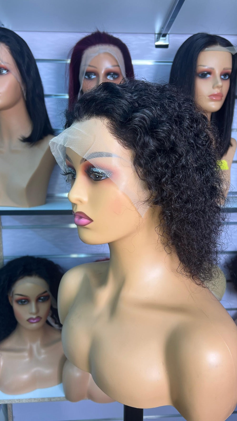 8-Inch Glueless Frontal Combo Special - 1 Straight & 1 Curly