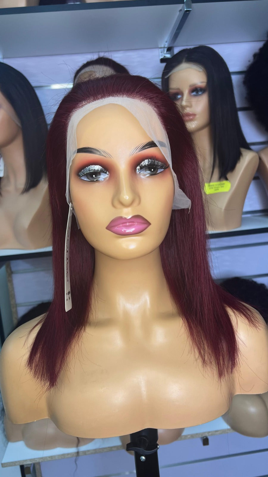 14-Inch Bob Glueless Frontal Wig - Color #99J