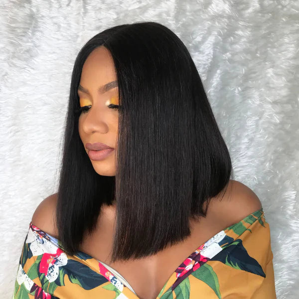 Double Drawn 2x6 Glueless Bob Wig