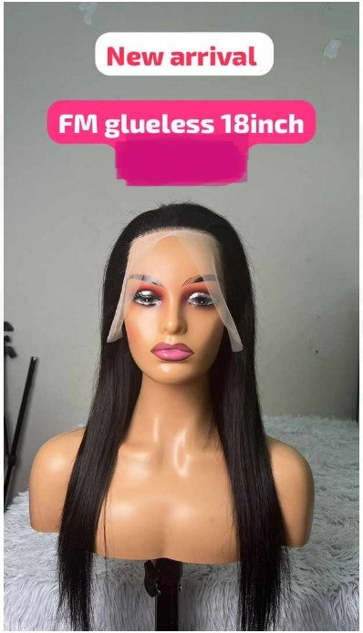 18-Inch Straight Glueless Frontal
