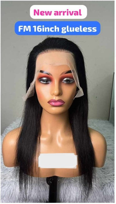 16-Inch Straight Glueless Frontal