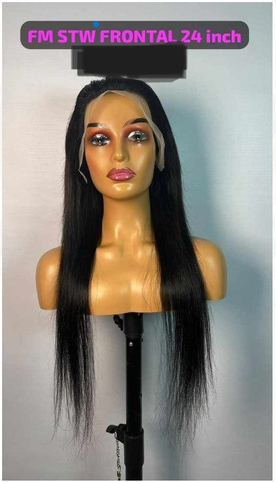 24-Inch Straight Glueless Frontal