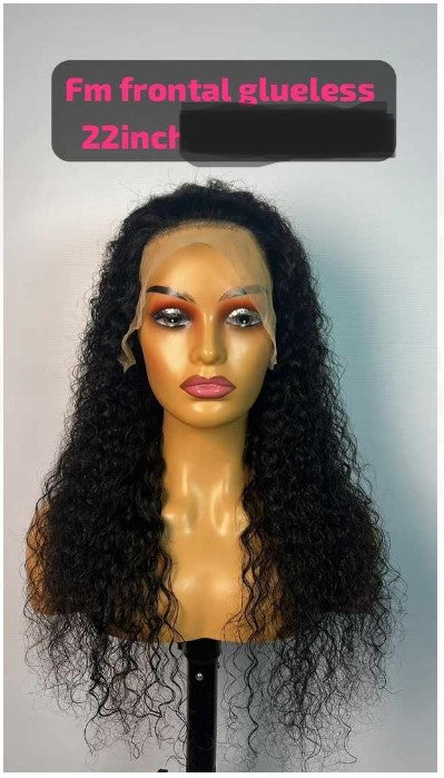 22-Inch Water Wave Glueless Frontal