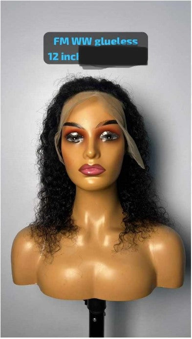 12-Inch Water Wave Glueless Frontal