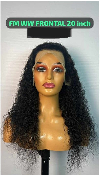 20-Inch Water Wave Glueless Frontal