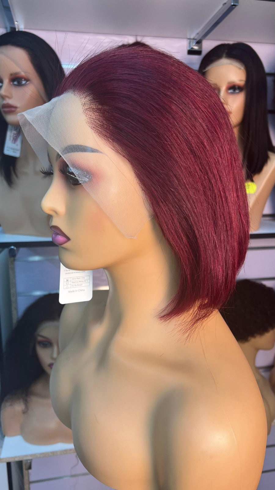 8-Inch Bob Glueless Frontal Wig - Color #99J
